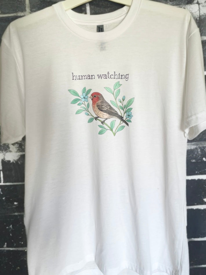 PRE-ORDER "human watching" Finch Tee