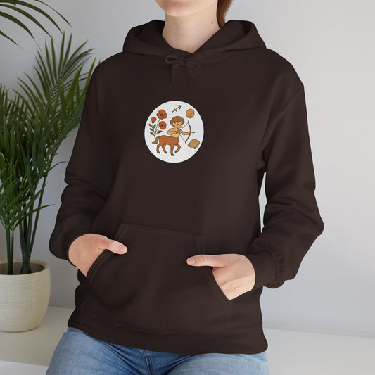 Sagittarius Unisex Heavy Hooded Sweatshirt