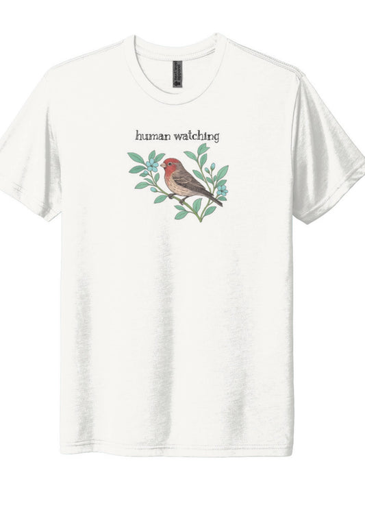 PRE-ORDER "human watching" Finch Tee