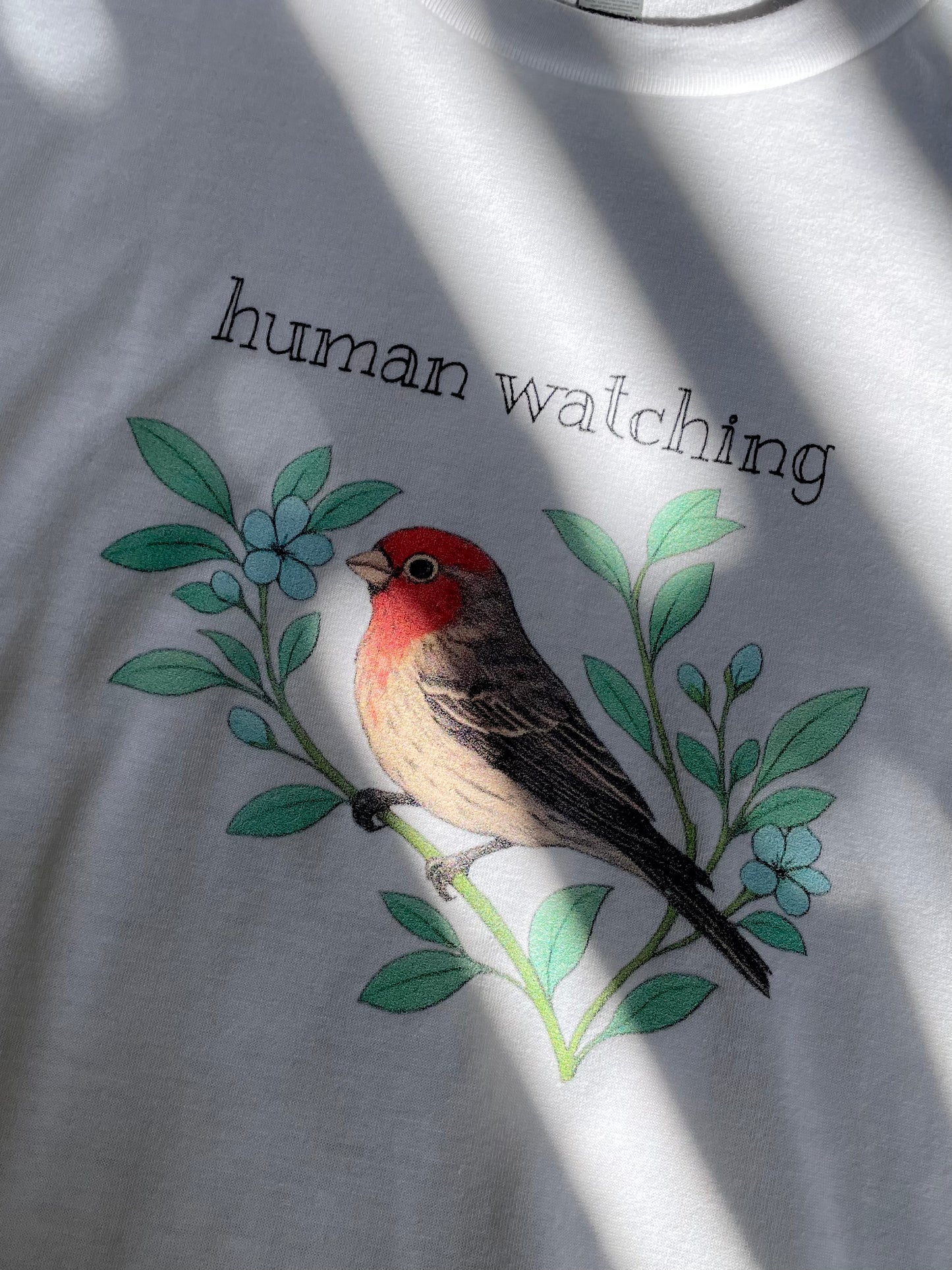 PRE-ORDER "human watching" Finch Tee