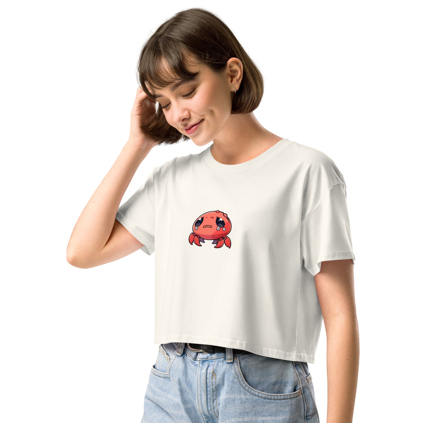 Women's crop top "crabbie Pattie"