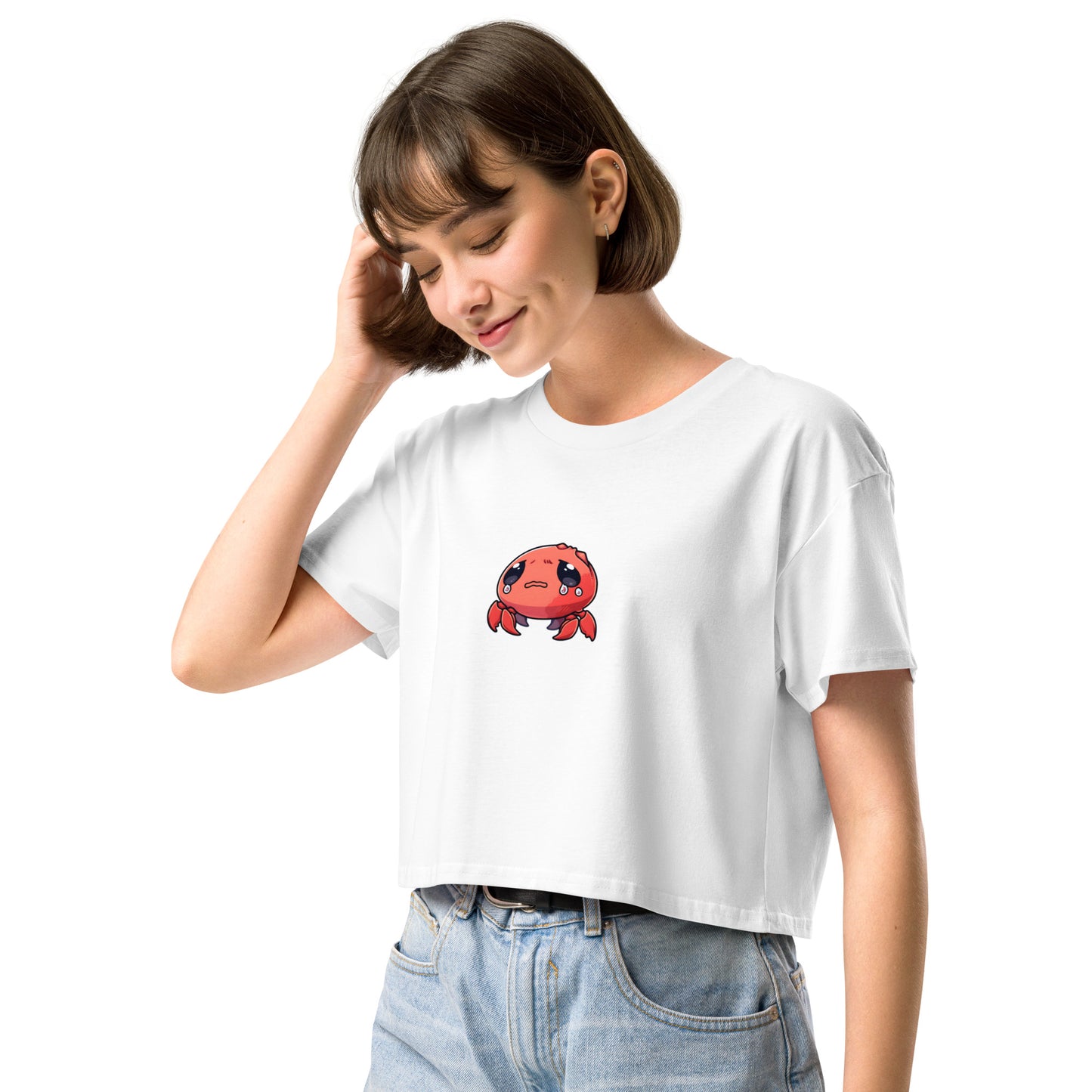 Women's crop top "crabbie Pattie"